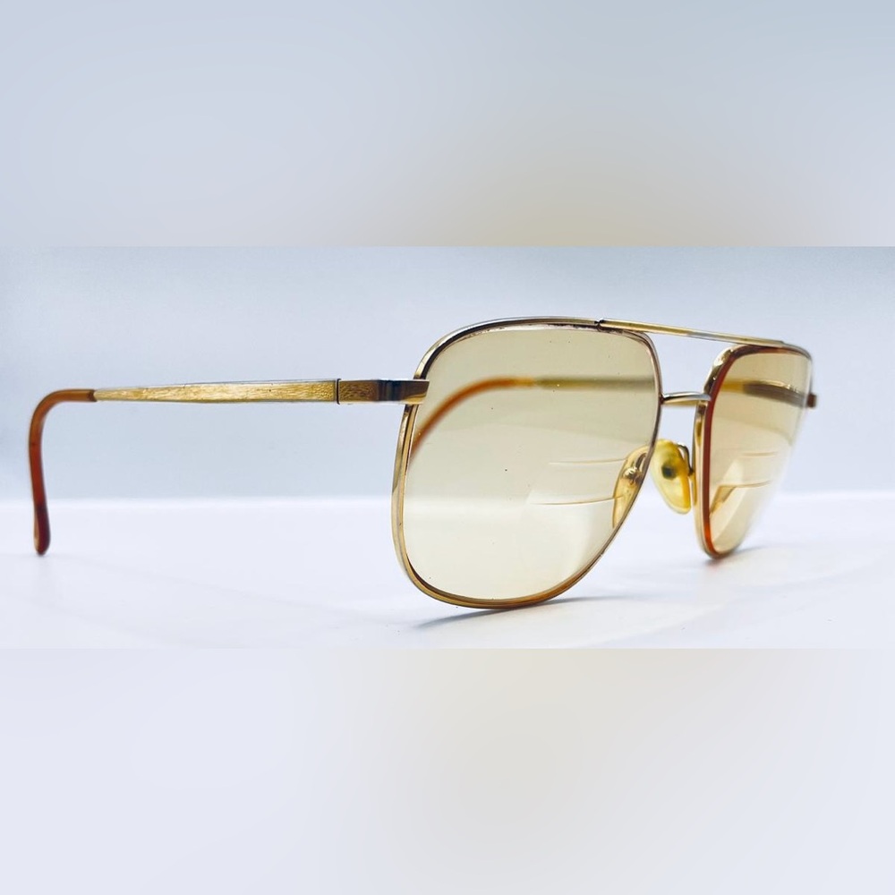 Vintage Lenscrafters Gold Oval Sunglasses Frames Only